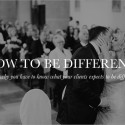 how to be different